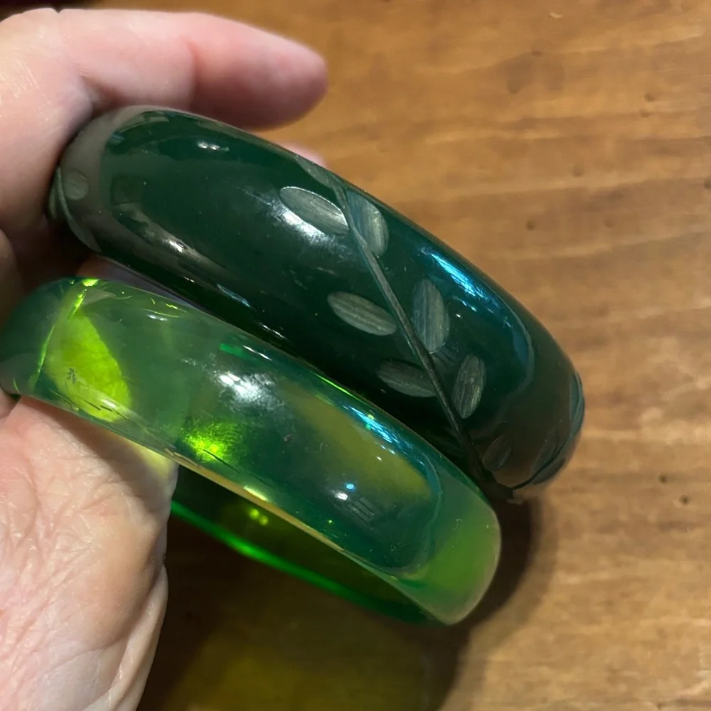 Set of 8 vintage bangles at - Picture 12 of 12